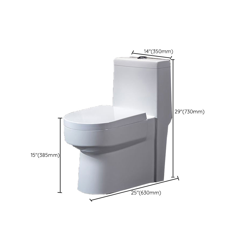 Contemporary Ceramic Toilet Bowl Floor Mounted Urine Toilet with Spray Gun for Washroom