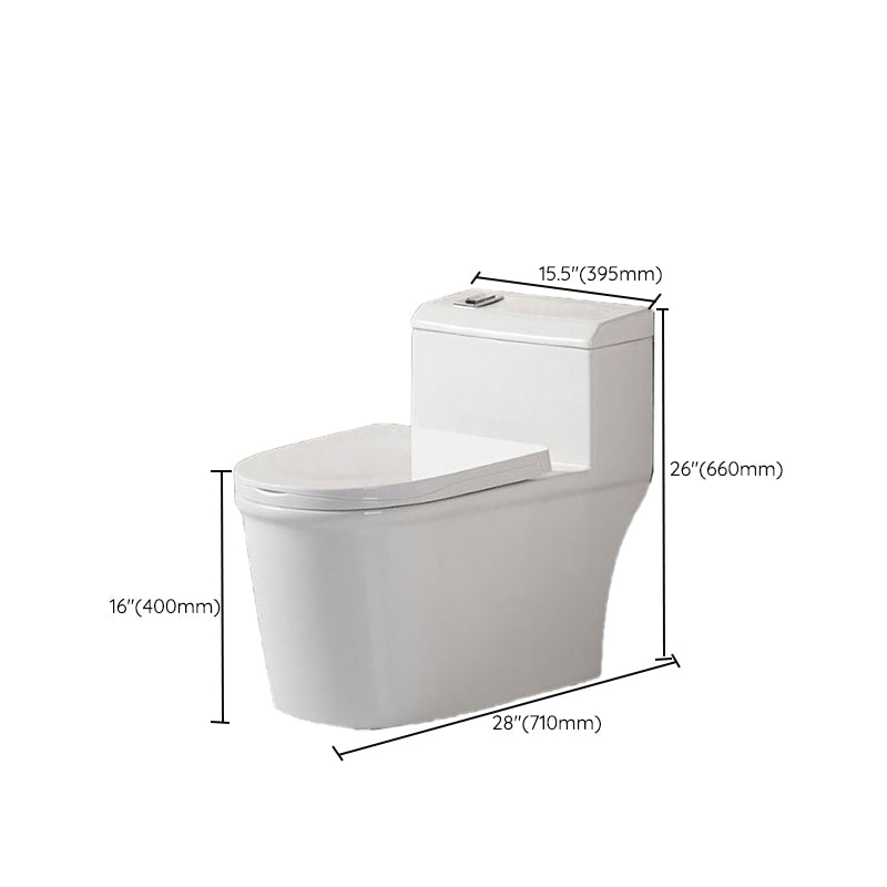 Contemporary Ceramic Toilet Bowl Floor Mounted Urine Toilet with Spray Gun for Washroom
