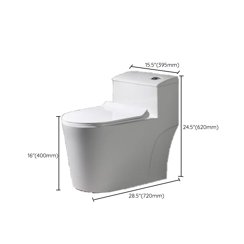 Contemporary Ceramic Toilet Bowl Floor Mounted Urine Toilet with Spray Gun for Washroom