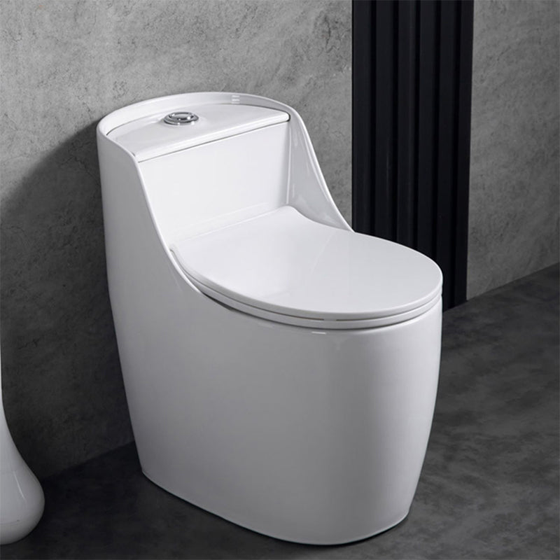 Contemporary Siphon Jet Toilet Bowl Floor Mount Urine Toilet for Washroom