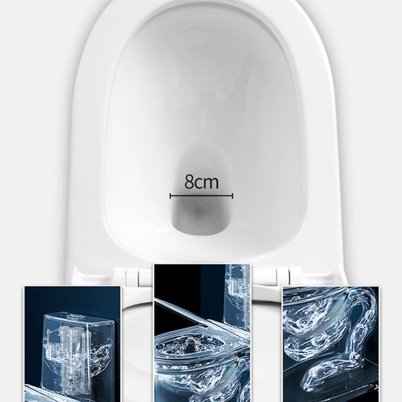Traditional White Toilet Bowl Floor Mounted Urine Toilet for Bathroom
