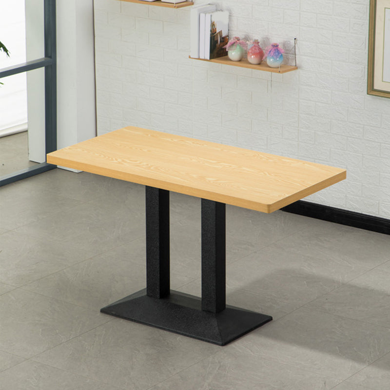 Industrial Dining Table Set 1/3/5 Pieces with Metal Base Furniture Set