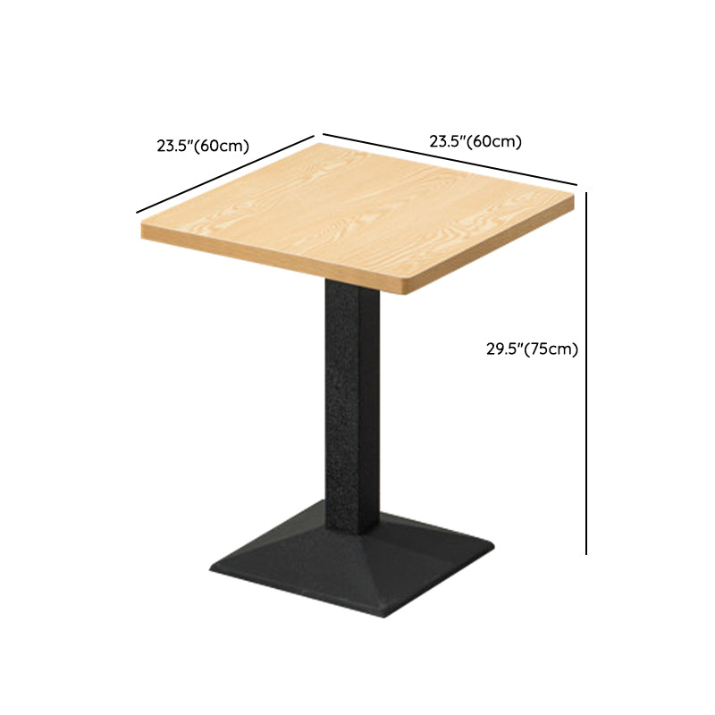 Industrial Dining Table Set 1/3/5 Pieces with Metal Base Furniture Set