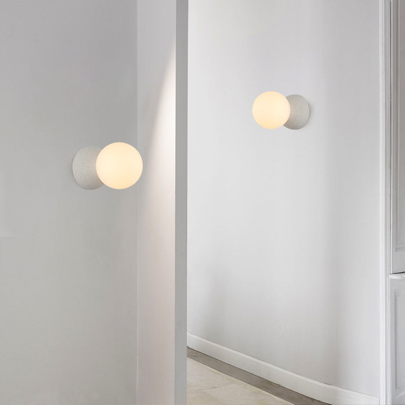 Nordic Style Vanity Lighting Ball Shape Wall Light Fixture for Bathroom