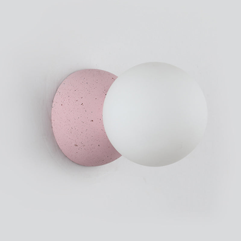 Nordic Style Vanity Lighting Ball Shape Wall Light Fixture for Bathroom