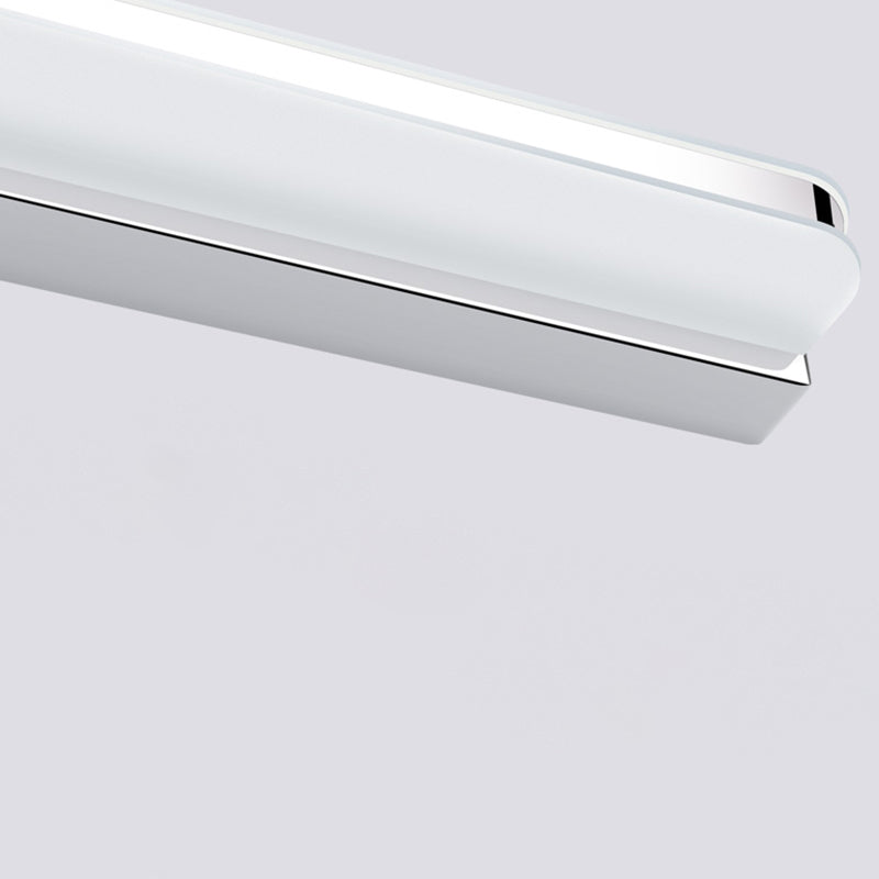 Simple LED Mirror Front Light Modern Vanity Light with Acrylic Shade for Bathroom