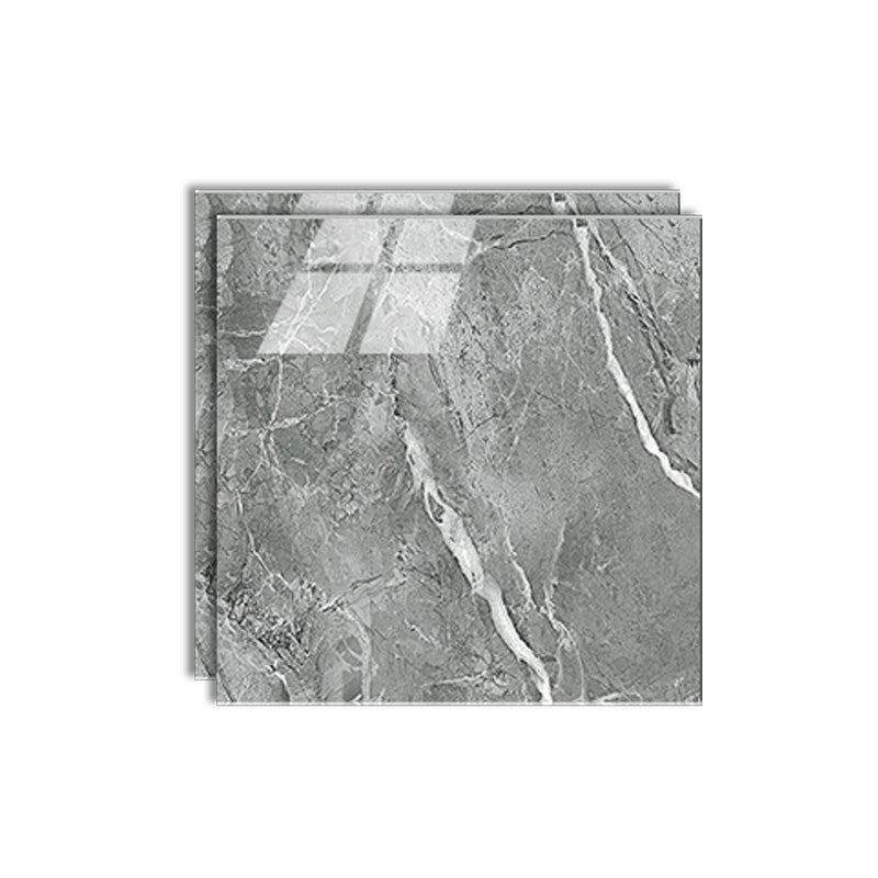 Single Tile Peel and Stick Wall Tile Modern Peel and Stick Wall Tile with Waterproof