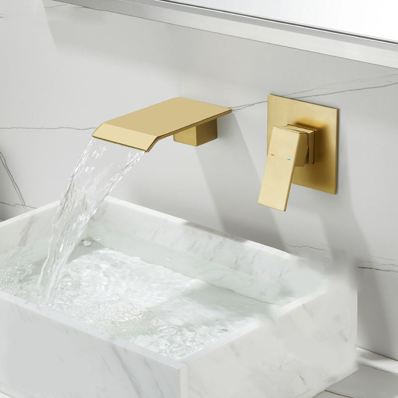 Contemporary Bathroom Faucet Wall Mounted Copper Fixed Clawfoot Tub Faucet Trim