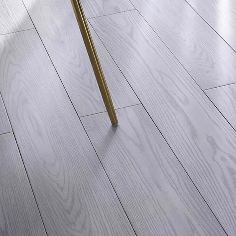 Traditional Side Trim Piece Solid Wood Click-Locking Wire Brushed Hardwood Deck Tiles