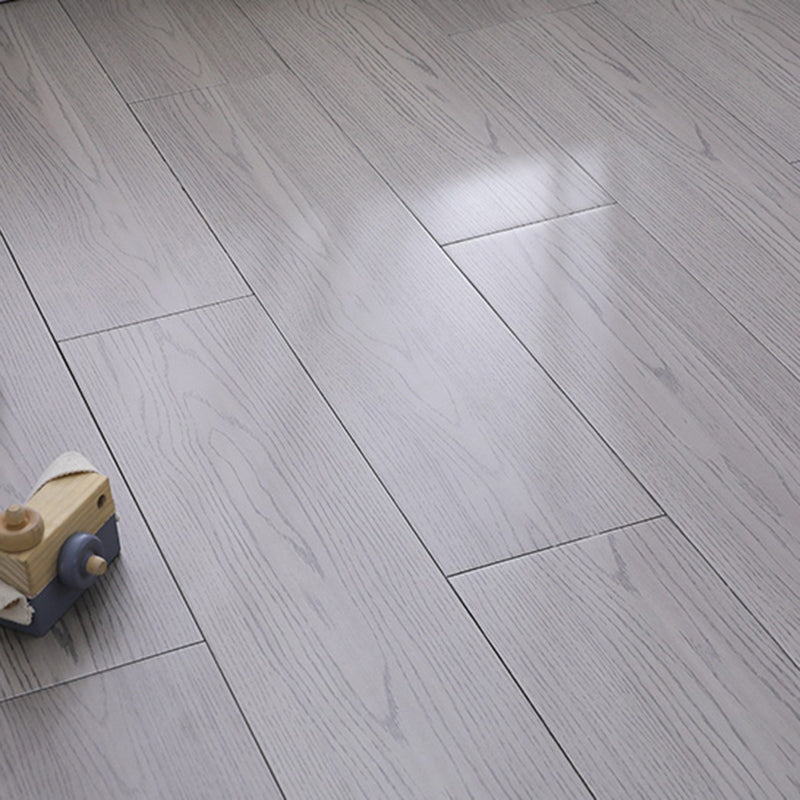 Traditional Side Trim Piece Solid Wood Click-Locking Wire Brushed Hardwood Deck Tiles