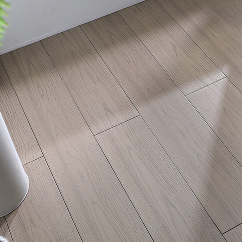 Traditional Side Trim Piece Solid Wood Click-Locking Wire Brushed Hardwood Deck Tiles