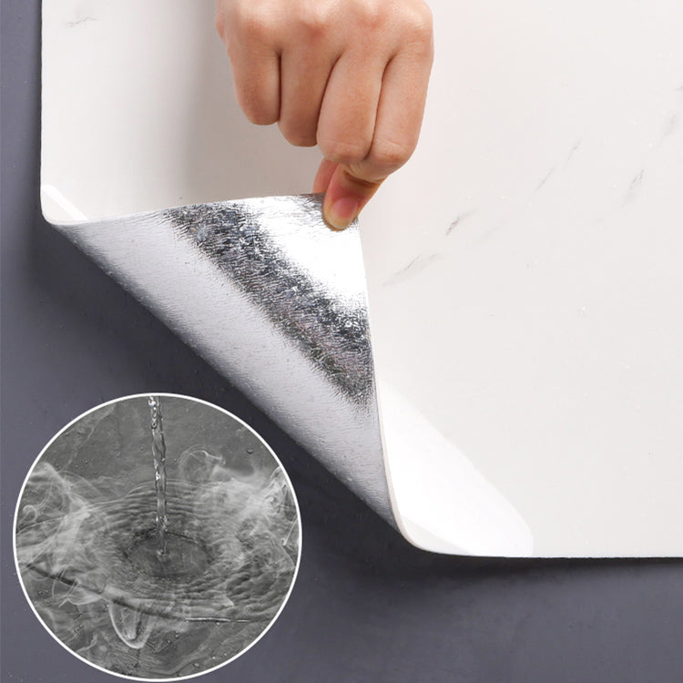 Plastic Peel & Stick Field Tile Waterproof Single Tile Wallpaper