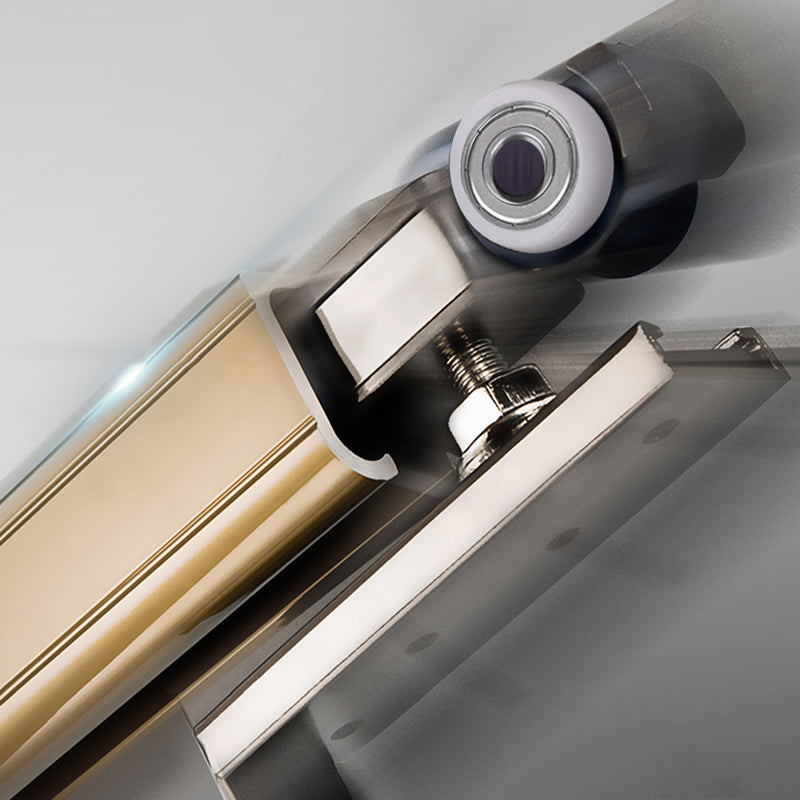 Transparent Scratch Resistant Shower Bath Door Gray Shower Bath Door