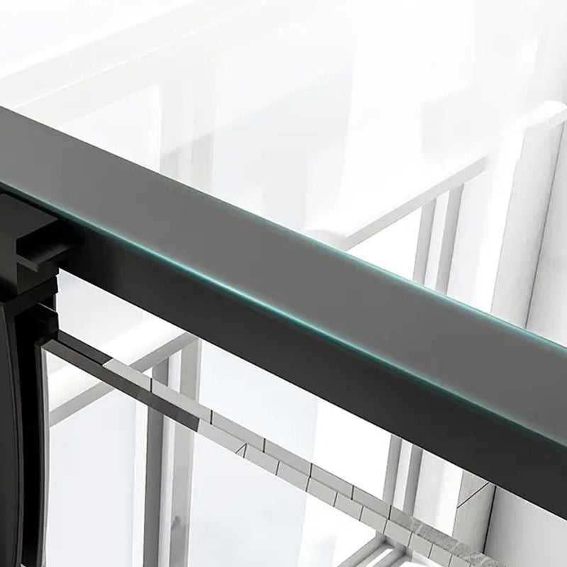 Transparent Scratch Resistant Shower Bath Door Gray Shower Bath Door