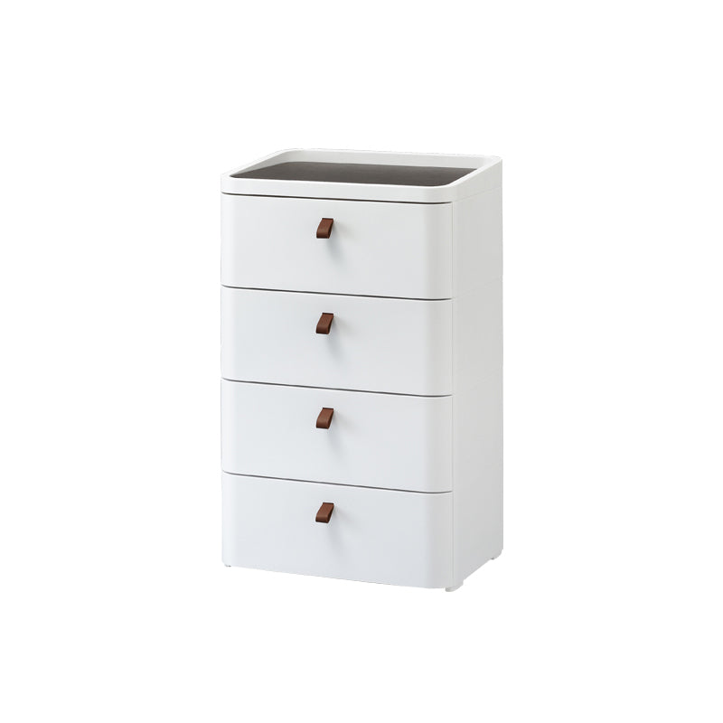 Scandinavian Dresser for Kids Chest (Vertical) Kids Nightstand in White