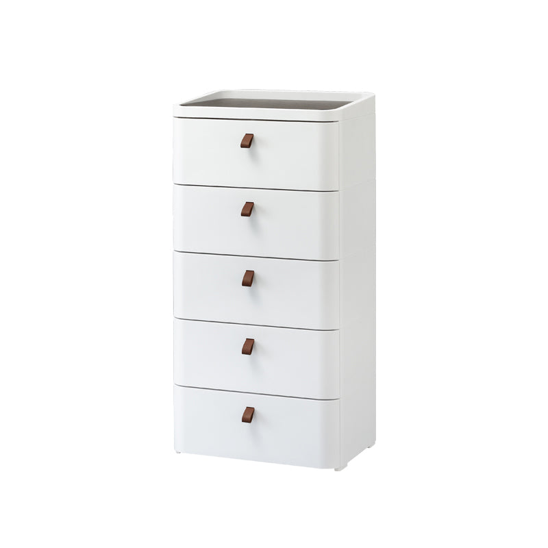 Scandinavian Dresser for Kids Chest (Vertical) Kids Nightstand in White