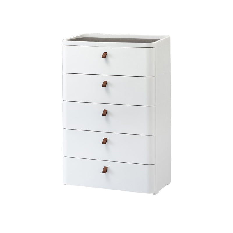 Scandinavian Dresser for Kids Chest (Vertical) Kids Nightstand in White