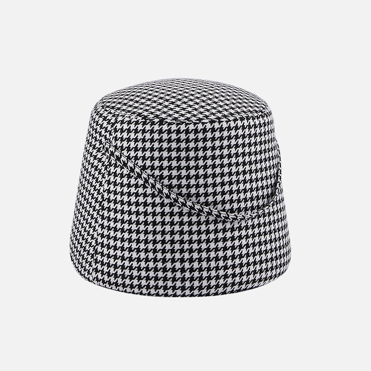 Fabric Standard Stool Modern Style Simple Household Round Footstool