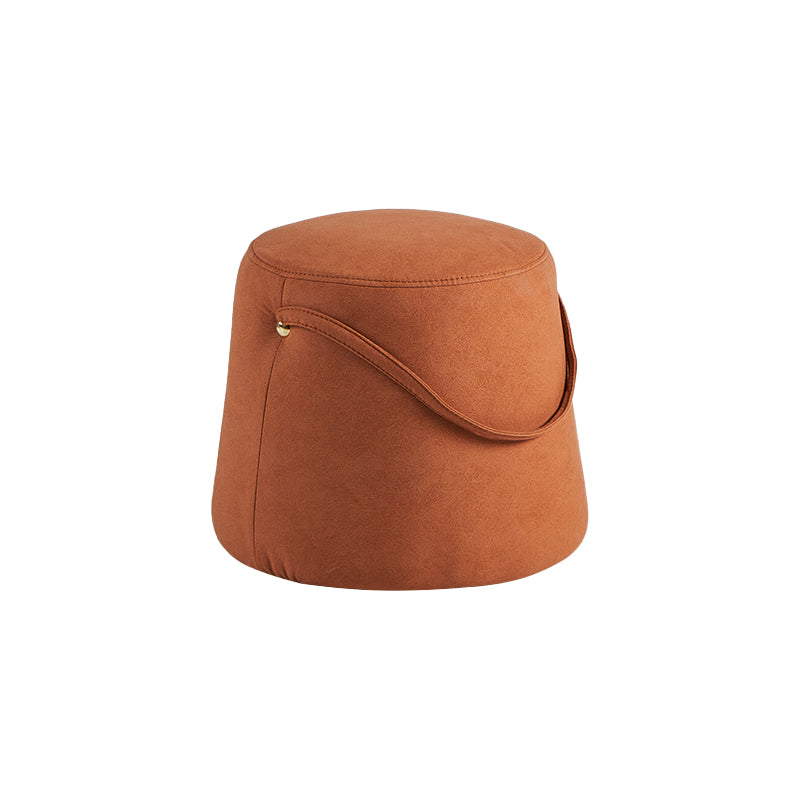 Fabric Standard Stool Modern Style Simple Household Round Footstool