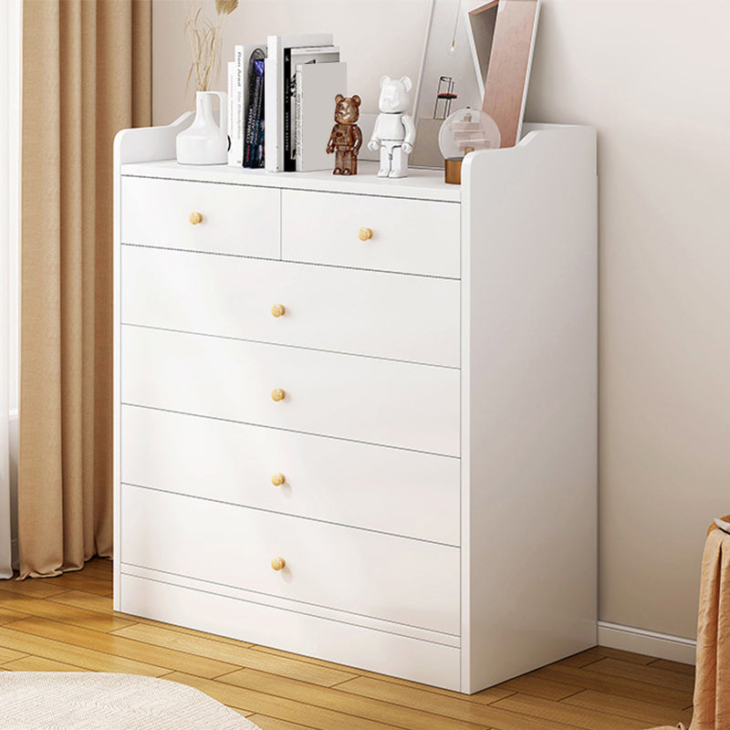 Contemporary Manufactured Wood Accent Cabinet Rectangle Storage Cabinet with Drawer