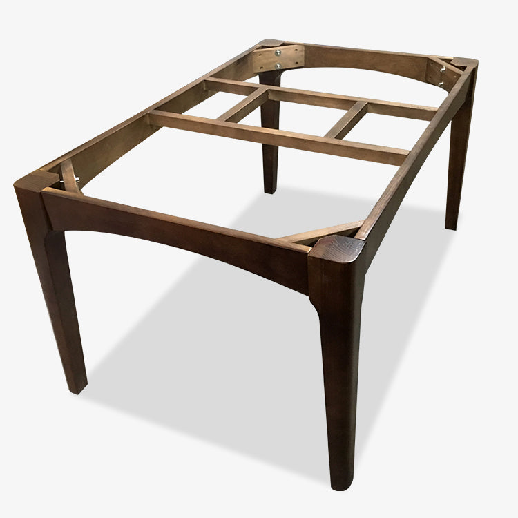Contemporary Kitchen Rectangle Dinner Table 4 Legs Dining Table