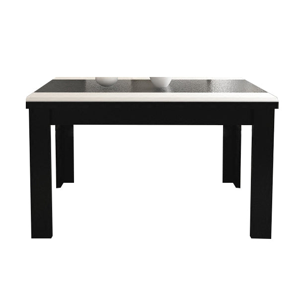 Industrial Kitchen Dinner Table Rectangle 4 Legs Stone Dining Table