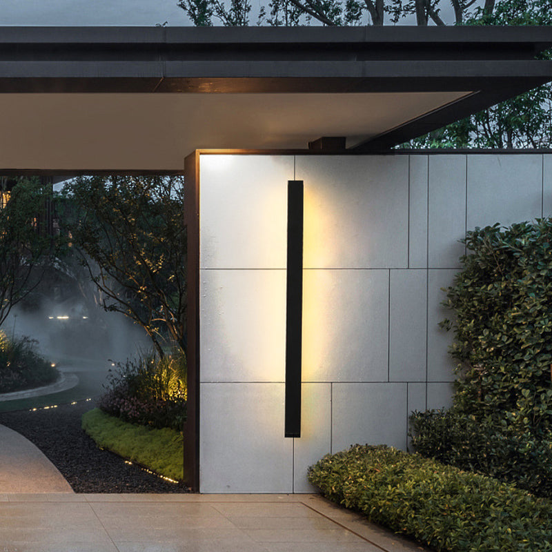 LED Wall Lamp Modern Waterproof Wall Mount Lamp with Acrylic Shade for Garden