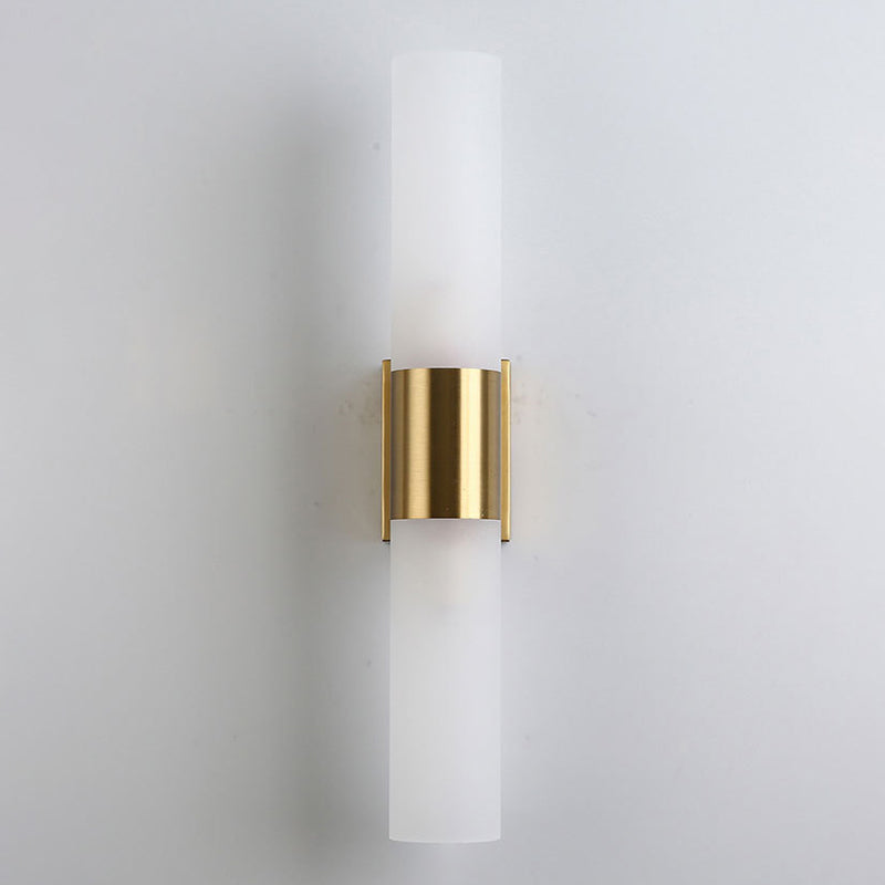 Linear Shape Metal Wall Light Modern 2-Lights Wall Mount Lighting