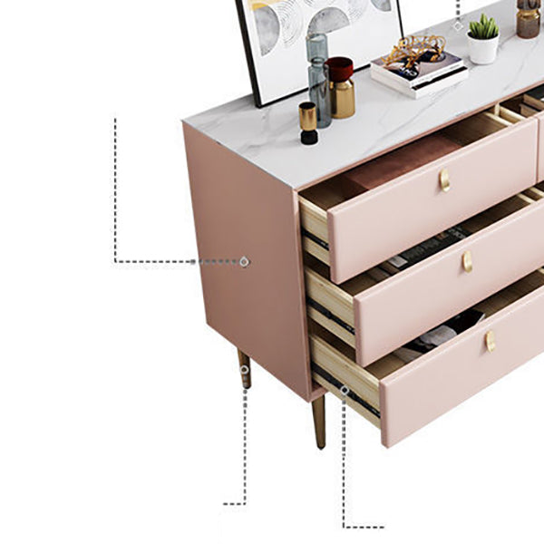 Classic Glam Storage Chest Dresser Stone Storage Chest . 15.6 Inch Width