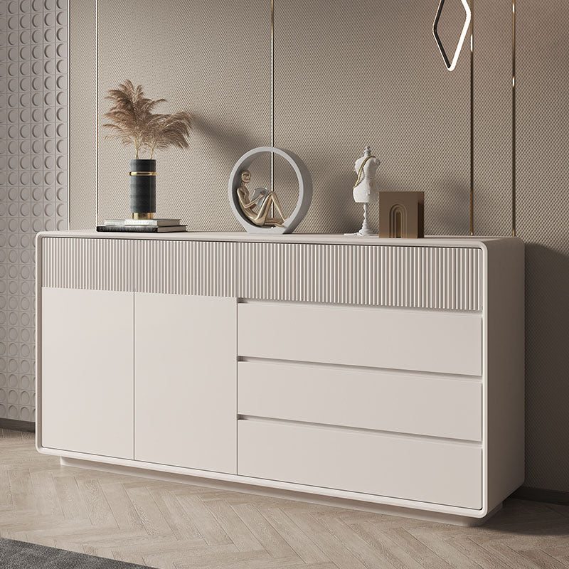 Contemporary Horizontal Combo Dresser Wooden Storage Dresser for Bedroom