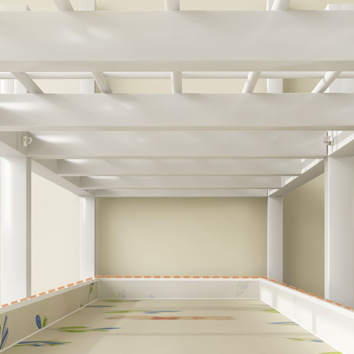 Modern Freestanding Metal Frame Wardrobe Foldable Wardrobe with Garment Rod