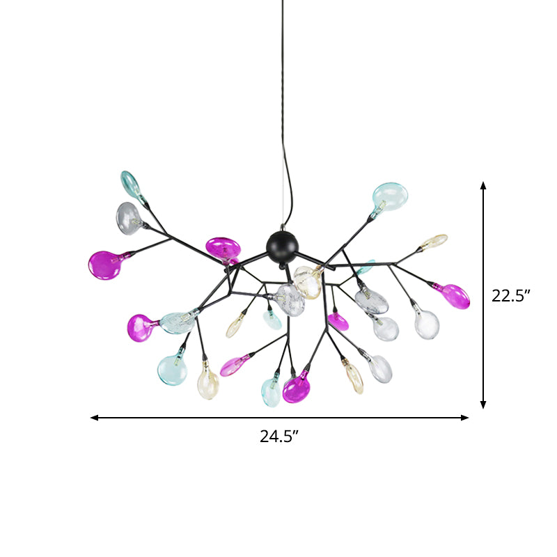 Lustre ramifiant noir