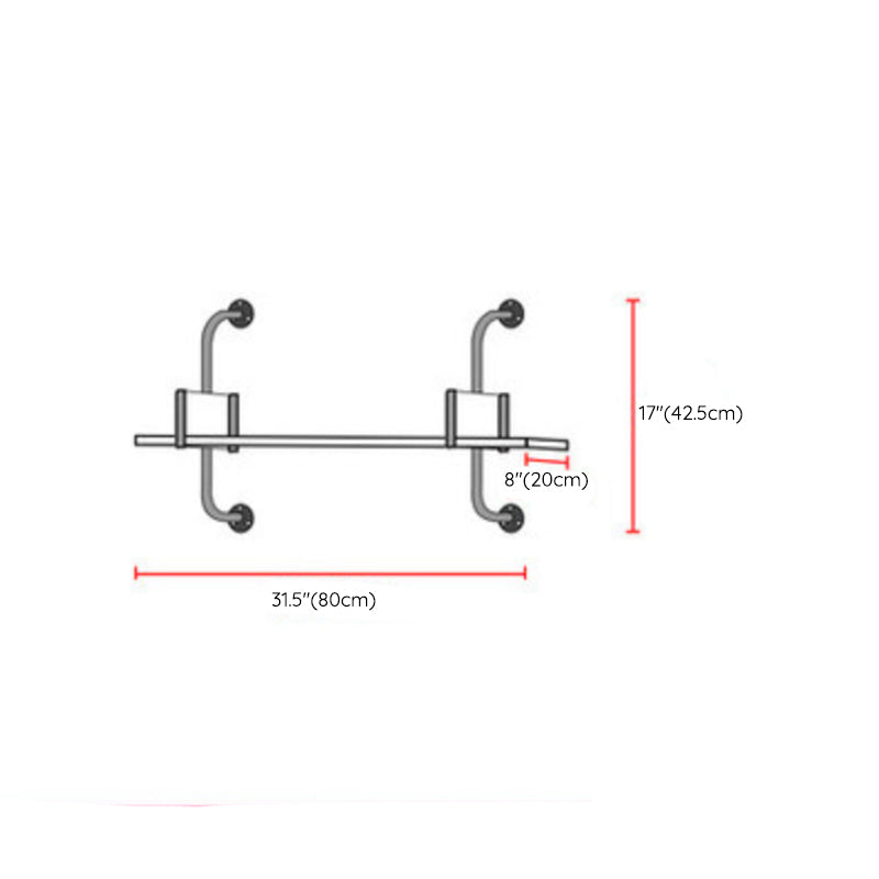 Contemporary Engineered Wood Bookshelf Floating White Bookcase