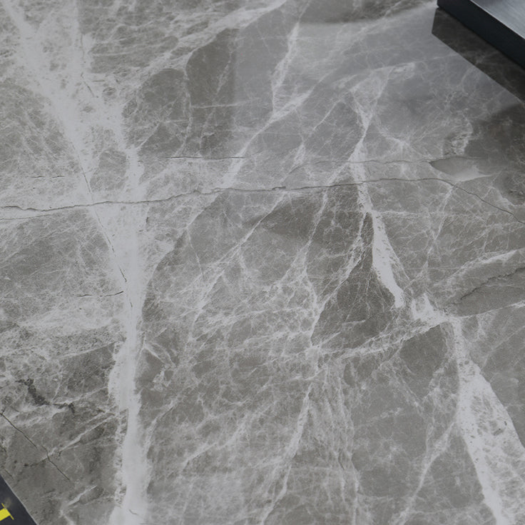 Extendable Dining Table Set 1/4/5/7 Pieces with Metal Base Kitchen Furniture Set