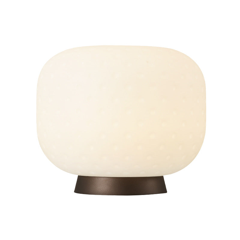 1 cabezal de la sala de estar iluminación modernismo lámpara de noche blanca con tambor acrílico