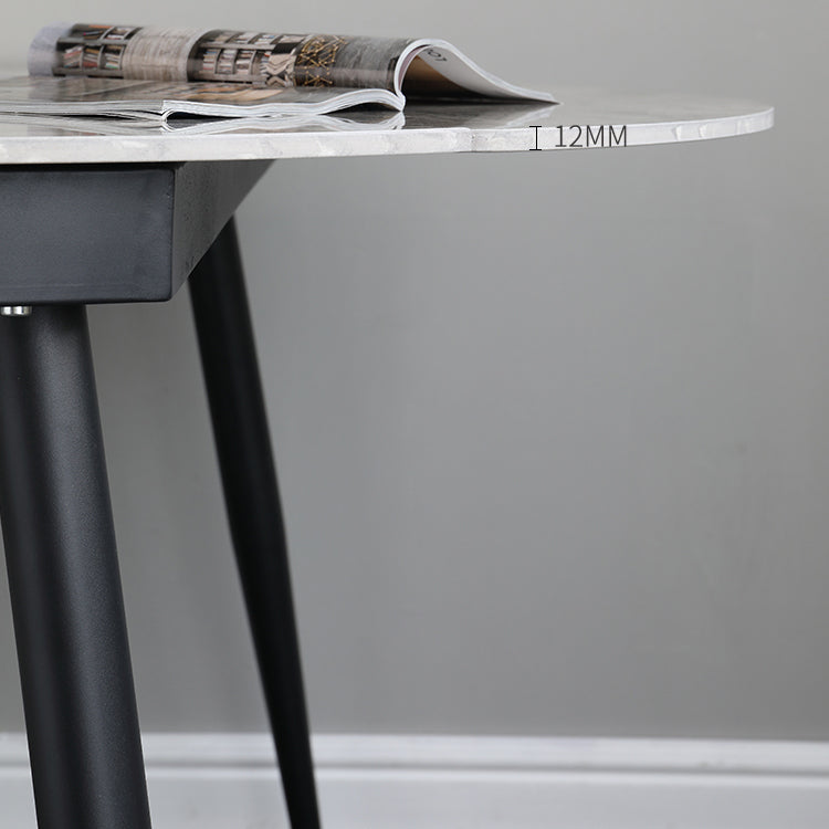 Extendable Dining Table Set 1/4/5/7 Pieces with Metal Base Kitchen Furniture Set