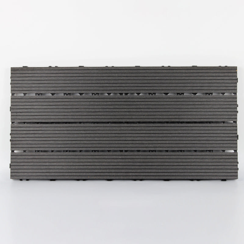 12" X 24" Deck/Patio Flooring Tiles 4-Slat Floor Board Tiles