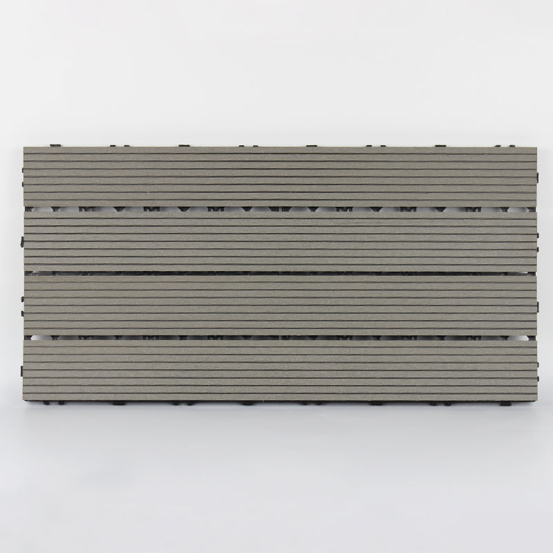 12" X 24" Deck/Patio Flooring Tiles 4-Slat Floor Board Tiles