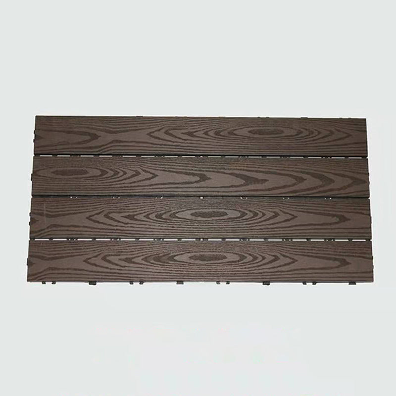 12" X 24" Deck/Patio Flooring Tiles 4-Slat Floor Board Tiles
