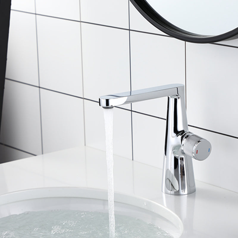 Contemporary Bathroom Faucet Deck Mounted Copper One Handle Fixed Roman Tub Faucet Set