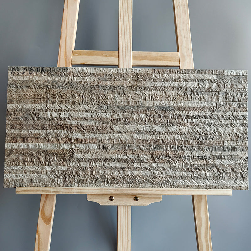 Modern Style Wall Tile Stacked Stone Texture Straight Edge Waterproof Wall Tile