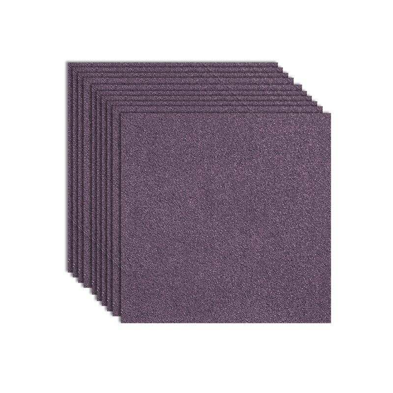 Home Indoor Carpet Tiles Indoor Solid Color Stain Resistant Carpet Tiles