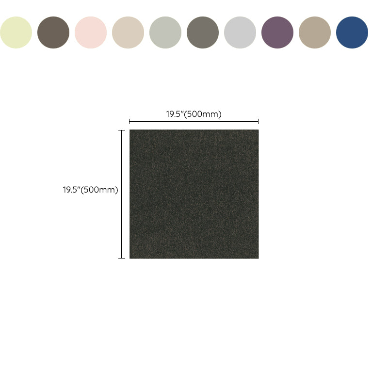 Home Indoor Carpet Tiles Indoor Solid Color Stain Resistant Carpet Tiles