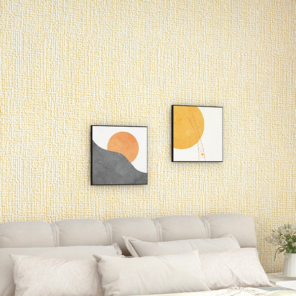 Contemporary Flax Wall Covering Paneling Textured Wall Interior Wear Resistant Plank