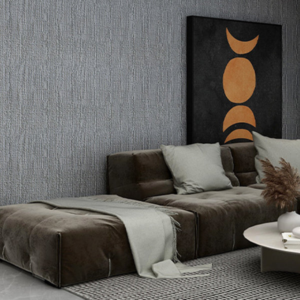 Contemporary Flax Wall Covering Paneling Textured Wall Interior Wear Resistant Plank