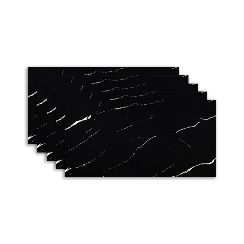 Single Tile Wallpaper Contemporary PVC Waterproof Peel and Stick Wall Tile