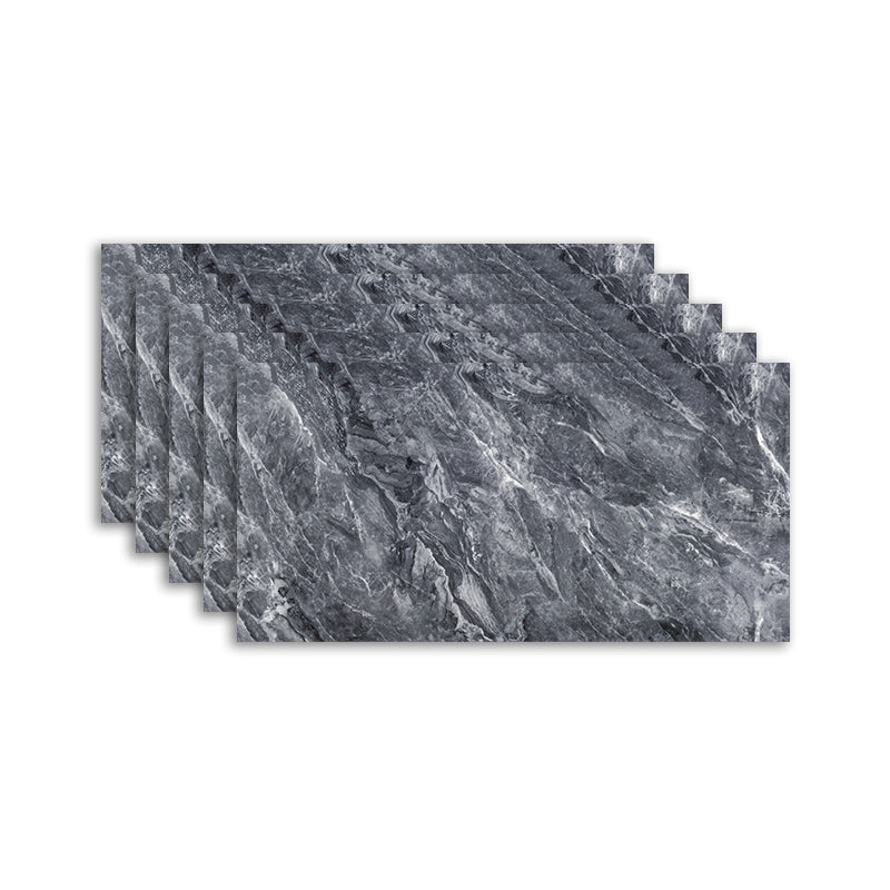 Single Tile Wallpaper Contemporary PVC Waterproof Peel and Stick Wall Tile