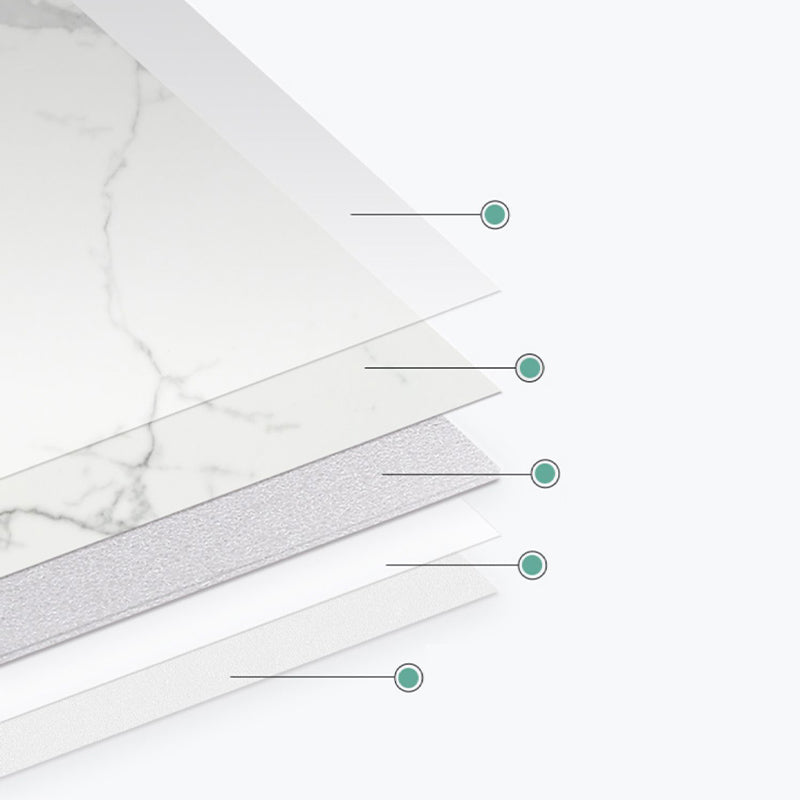 PVC Peel and Stick Backsplash Single Tile Waterproof Wallpaper