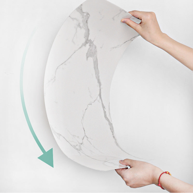 PVC Peel and Stick Backsplash Single Tile Waterproof Wallpaper