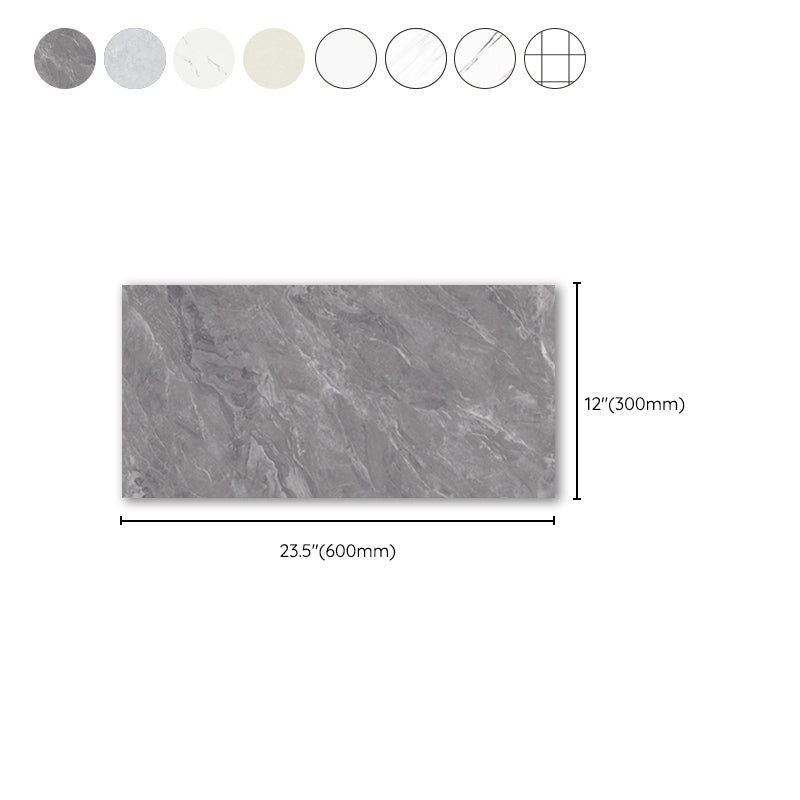 PVC Peel and Stick Backsplash Single Tile Waterproof Wallpaper